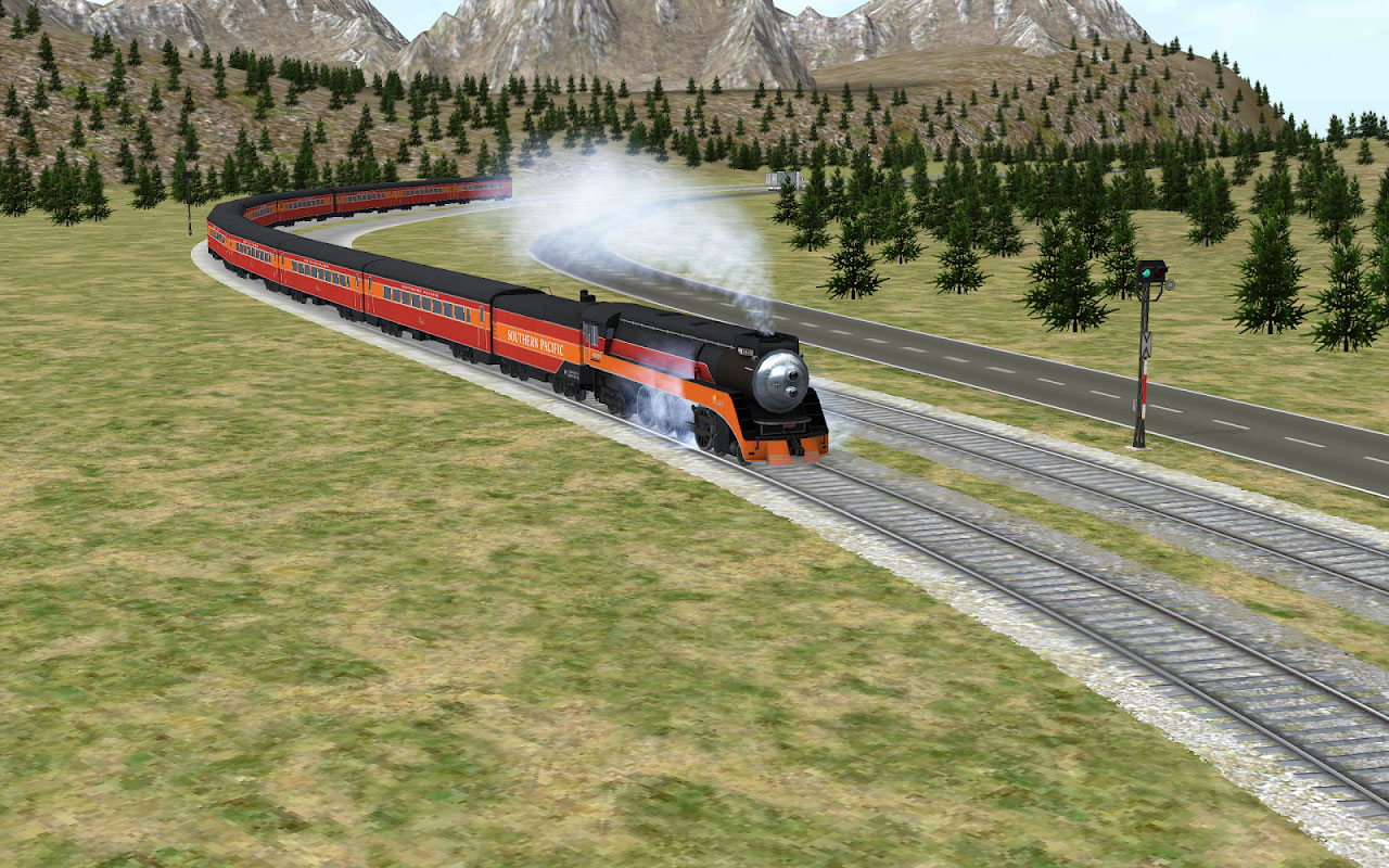 Train Sim - реалистичный симулятор управления поездов. 