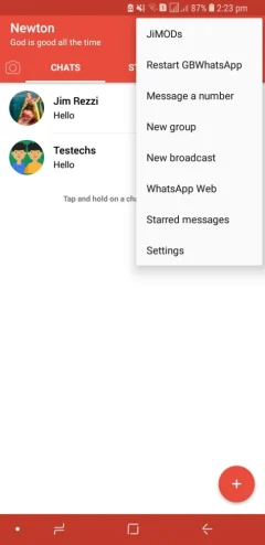 JTWhatsApp — скриншот 2