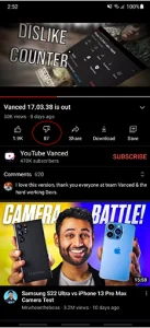 Скачать YouTube Vanced 3