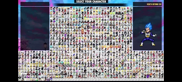 Jump force mugen android — скриншот 1