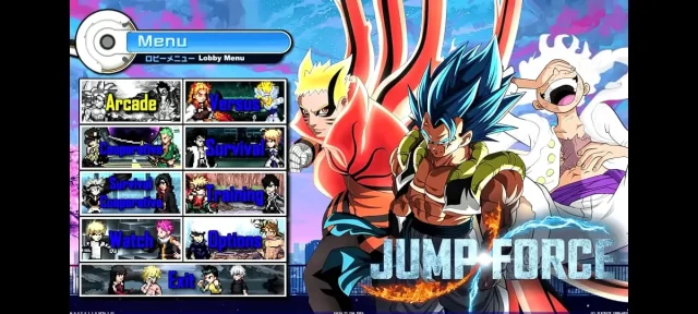 Jump force mugen android — скриншот 3